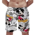 thumbnail image 1 of Cartoon Shorts Men's Beachwear Quick Dry Hawaii Swimwear Sports Running Board Shorts Bathing Suits Mesh Lining 2XL, 1 of 8