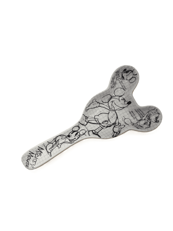 Ceramic Mickey Mouse Sculpted Sketch Spoon Rest