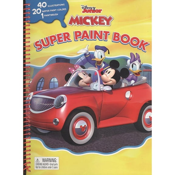 Mickey Super Paint Book (Disney Junior)