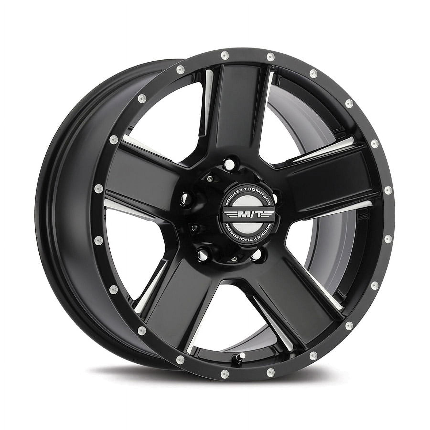 Mickey Thompson Open 5 Black Wheel - 20X9 5X150 BP 5in BS 0 Offset 110.1mm Bore