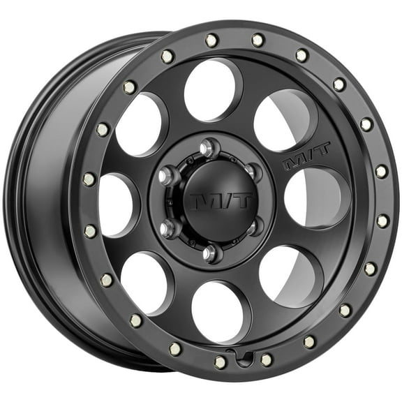 1 Mickey Thompson 17x9 6X135 -12 Classic Pro Black Satin Black with Zinc Bolts Wheel Rim