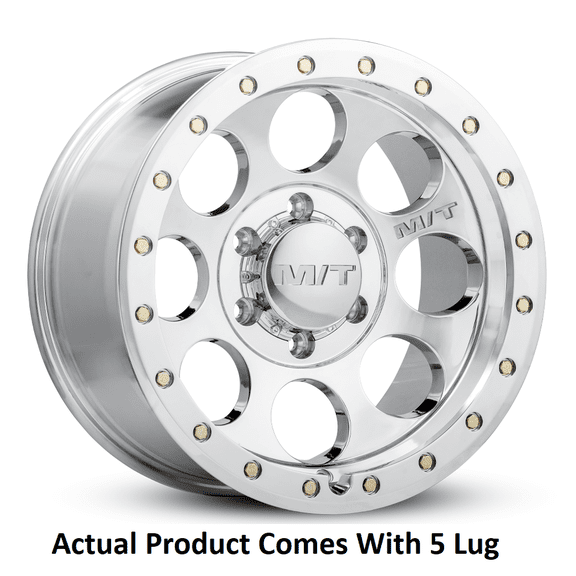 1 Mickey Thompson 18x9 5X5.00 -12 Classic Pro Polished Polished with Zinc Bolts Wheel Rim