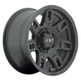 thumbnail image 1 of Mickey Thompson Sidebiter II Wheels with Satin Black Finish (17X9 / 5X5.00) 90000019389, 1 of 2