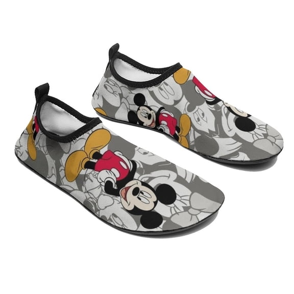 Mickey Water Shoes for Women Men Sport Quick-Dry Aqua Socks for Beach Hiking Surfing 3/4women