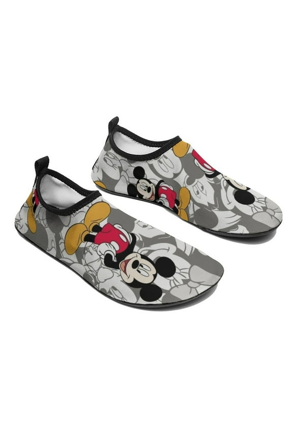 Mickey Water Shoes for Women Men Sport Quick-Dry Aqua Socks for Beach Hiking Surfing 5/6women
