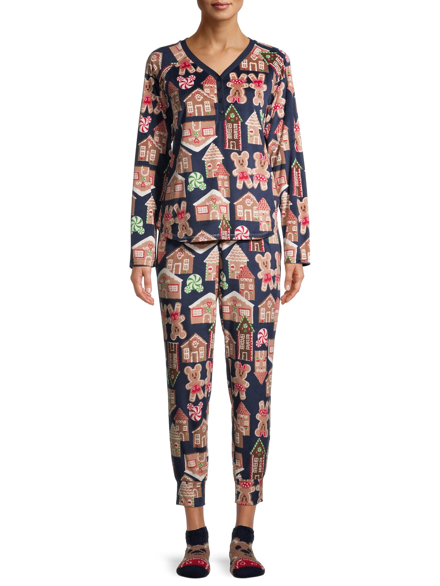 Mickey gingerbread pajamas walmart hotsell