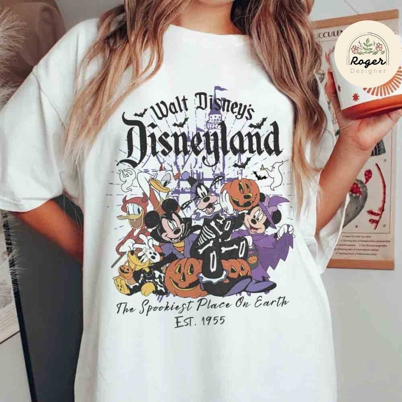 Mickey and Friends Disney Halloween Shirt, Mickey's Not So Scary