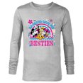thumbnail image 1 of Mickey and Friends Hanging with My Besties - Long Sleeve T-Shirt for Men - Customized-Athletic Heather, 1 of 5