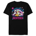 thumbnail image 1 of Mickey and Friends Hanging with My Besties - Short Sleeve Blended T-Shirt for Adults - Customized-Black, 1 of 5