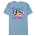 thumbnail image 1 of Mickey and Friends Hanging with My Besties - Short Sleeve Blended T-Shirt for Adults - Customized-Ocean Blue, 1 of 5