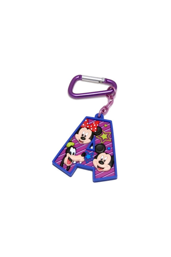 Mickey and Friends Letter A Laser Cut Keychain