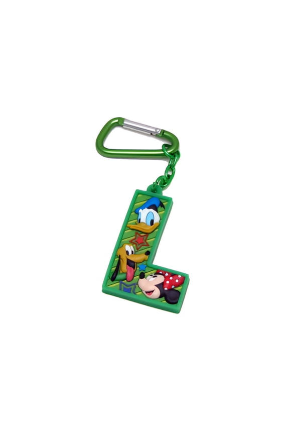 Mickey and Friends Letter L Laser Cut Keychain