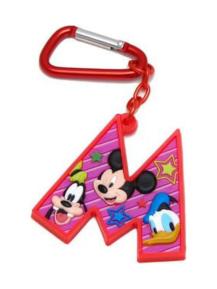 Mickey and Friends Letter M Laser Cut Keychain - Walmart.com