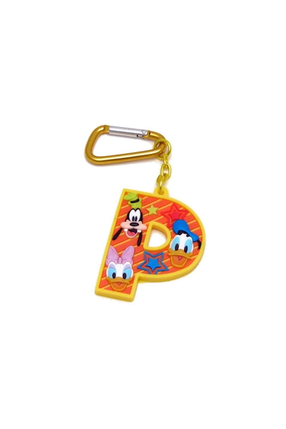 Mickey and Friends Letter P Laser Cut Keychain