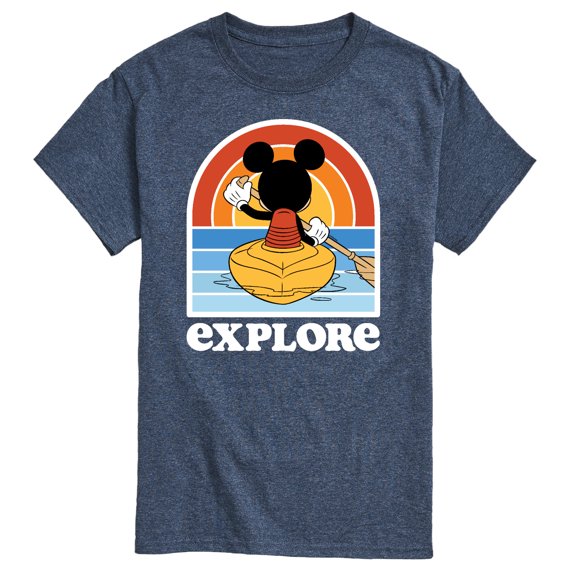 Mickey and Friends - Mickey Kayak Explore - Men's Short Sleeve Graphic T-Shirt