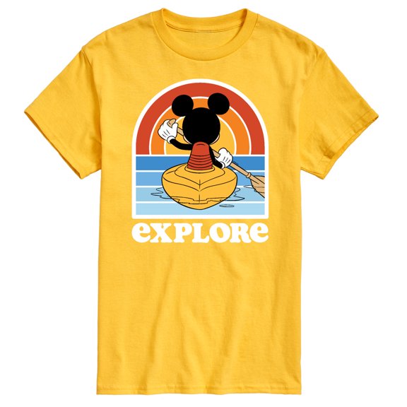 Mickey and Friends - Mickey Kayak Explore - Men's Short Sleeve Graphic T-Shirt