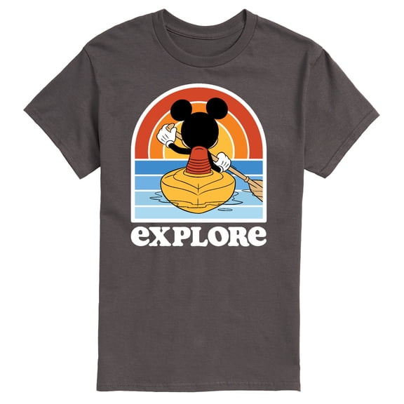 Mickey and Friends - Mickey Kayak Explore - Men's Short Sleeve Graphic T-Shirt