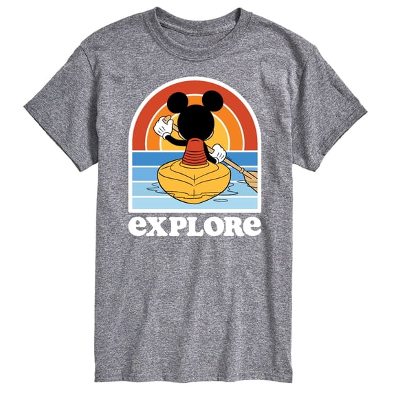 Mickey and Friends - Mickey Kayak Explore - Men's Short Sleeve Graphic T-Shirt