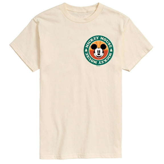 Mickey and Friends - Mickey Mouse Emblem - Men's Short Sleeve Graphic T-Shirt