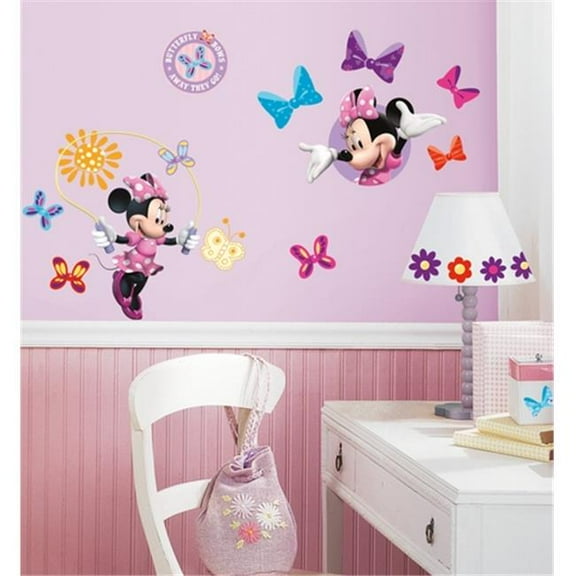 Mickey and Friends - Minnie Bow-Tique Peel and Stick Wall Decals