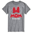 thumbnail image 1 of Mickey and Friends - Mom Knows Best Minnie - Men's Short Sleeve Graphic T-Shirt, 1 of 4
