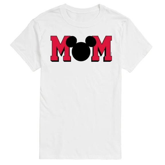 Mickey and Friends - Mom Mouse Silhouette - Men's Short Sleeve Graphic T-Shirt