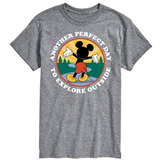 Mickey and Friends - Perfect Day Explore Outside - Men's Short Sleeve Graphic T-Shirt