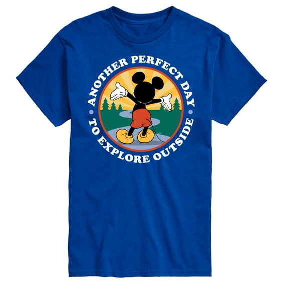 Mickey and Friends - Perfect Day Explore Outside - Men's Short Sleeve Graphic T-Shirt
