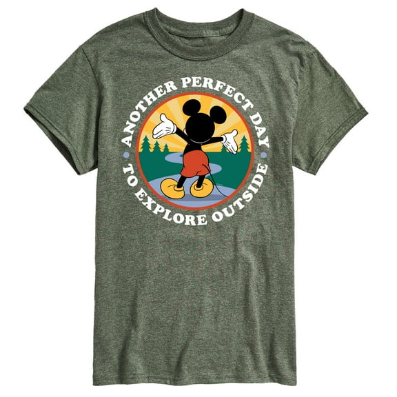 Mickey and Friends - Perfect Day Explore Outside - Men's Short Sleeve Graphic T-Shirt