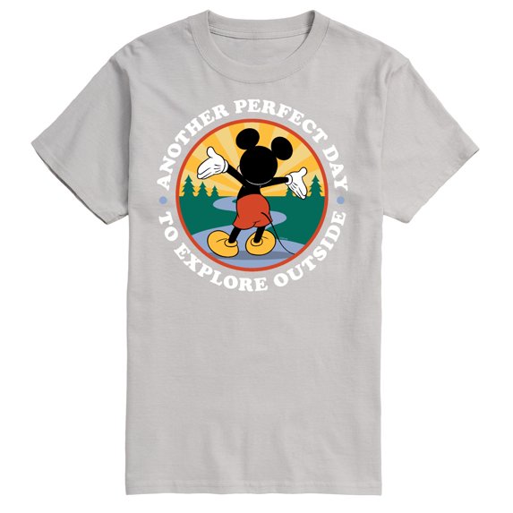 Mickey and Friends - Perfect Day Explore Outside - Men's Short Sleeve Graphic T-Shirt