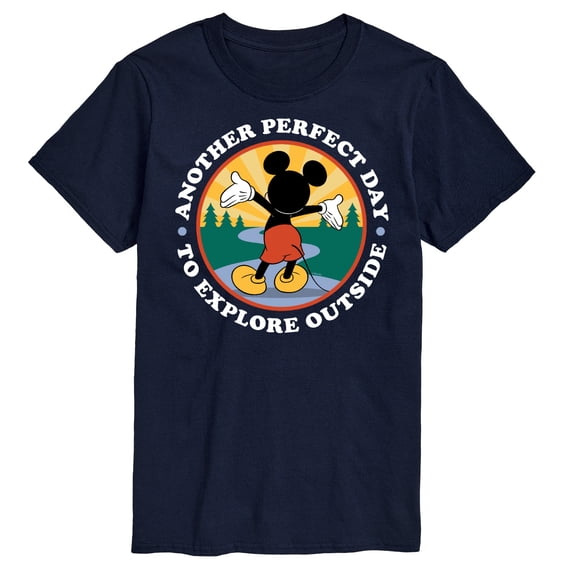 Mickey and Friends - Perfect Day Explore Outside - Men's Short Sleeve Graphic T-Shirt