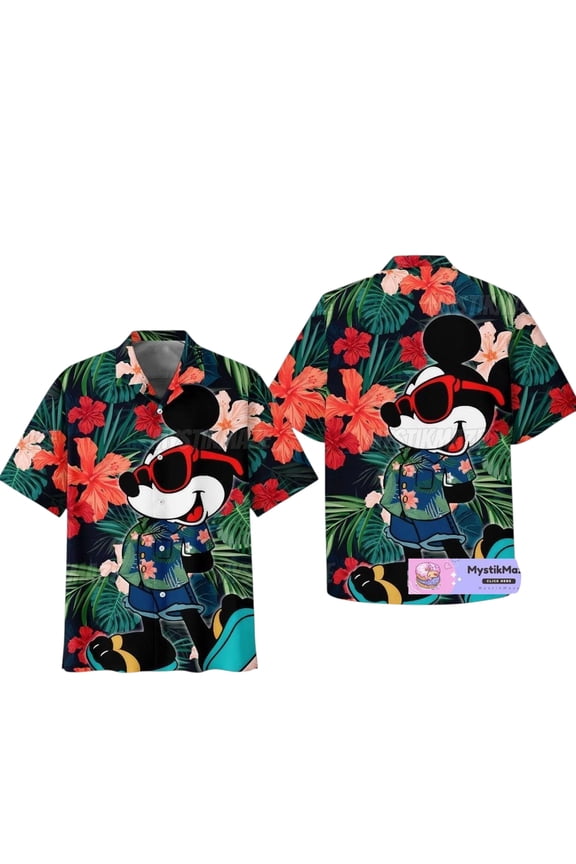 Mickey and Friends Summer Shirt, Disney Magic Kingdom Vacation Shirt for Men and Women