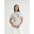 thumbnail image 1 of Mickey and Friends Women's Graphic Tee with Short Sleeves, Sizes XXS-XXL, 1 of 5