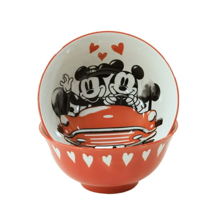 Mickey and Minnie Hello Love Tidbit Bowl