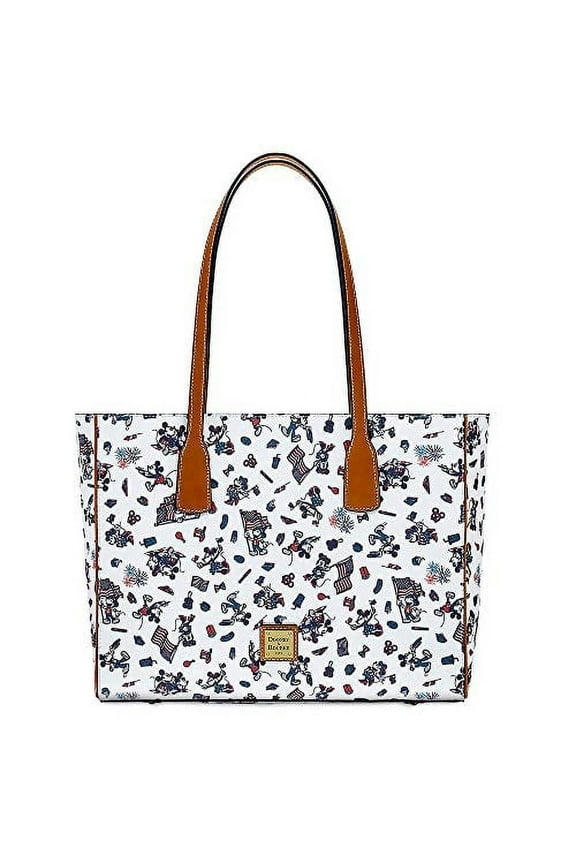 Mickey and Minnie Mouse Americana Tote Bag by Dooney & Bourke