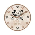 thumbnail image 1 of Mickey and Minnie Mouse Blush Wall Clock, 1 of 1