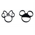 thumbnail image 1 of Mickey and Minnie Mouse Cookie Cutter Set, by Yngllc (2 Count), 1 of 3