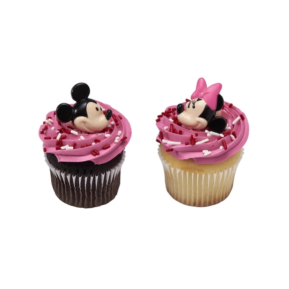 Mickey and Minnie Mouse Cupcakes