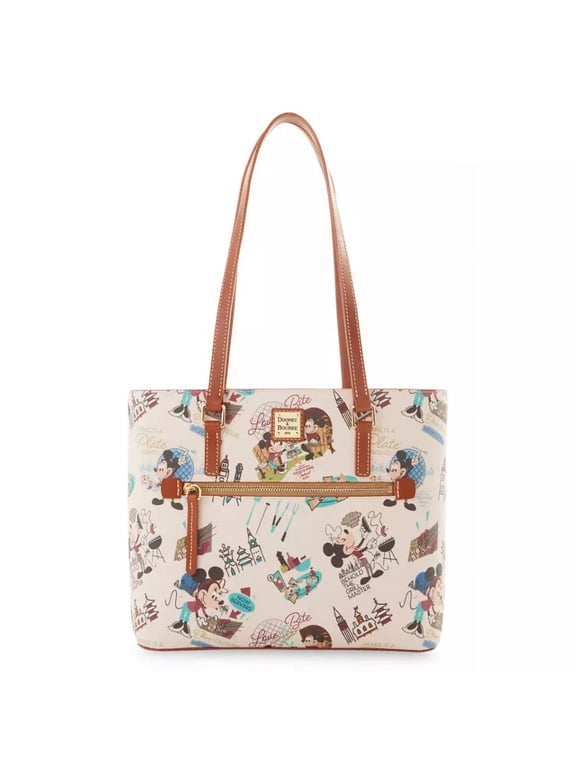 Mickey and Minnie Mouse Dooney & Bourke Tote Bag EPCOT International Food & Wine Festival 2022