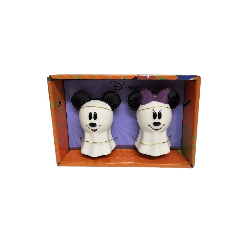 Mickey and Minnie Mouse Ghost Canister deals Mug and Salt and Pepper Shakers