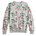 thumbnail image 1 of Mickey and Minnie Mouse Ice Skating Junior's Graphic Print Sweathirt Size Large, 1 of 4