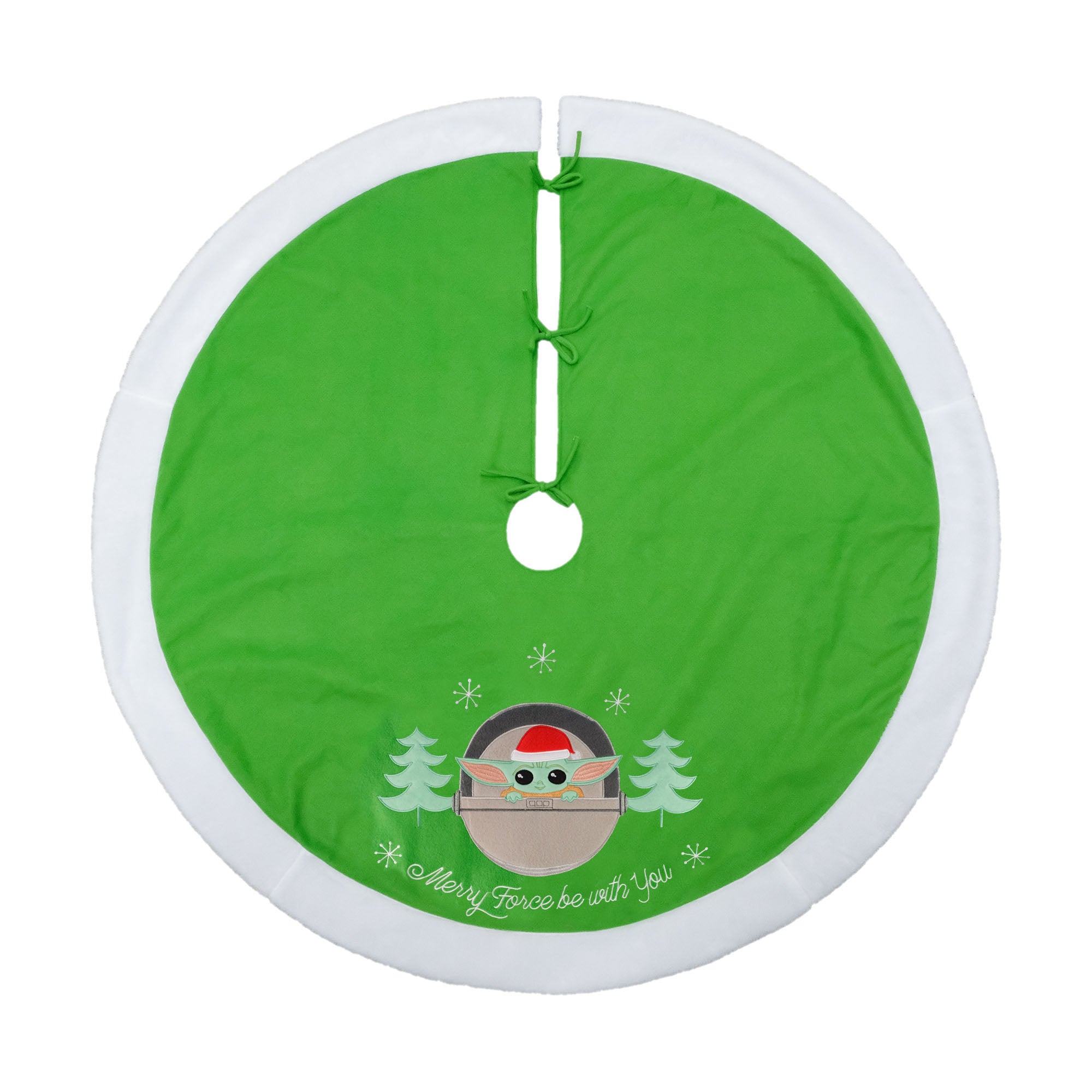 Baby Yoda Christmas Tree Skirt Walmart Baby Yoda Christmas Tree Skirt Walmart