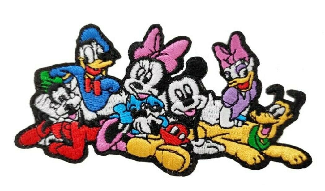 Iron on Disney Patches-mickey Mouse-minnie Mouse-goofy-donald Duck