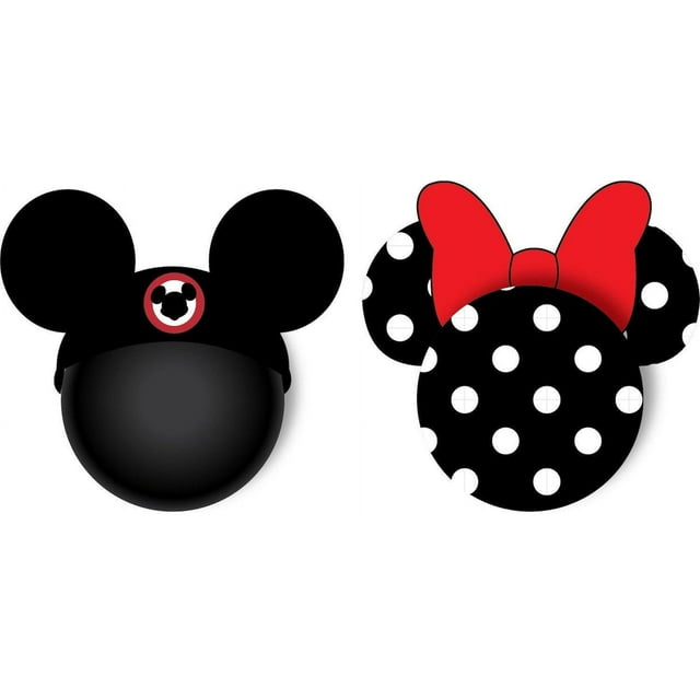 Mickey and Minnie Polkadot Antenna Toppers