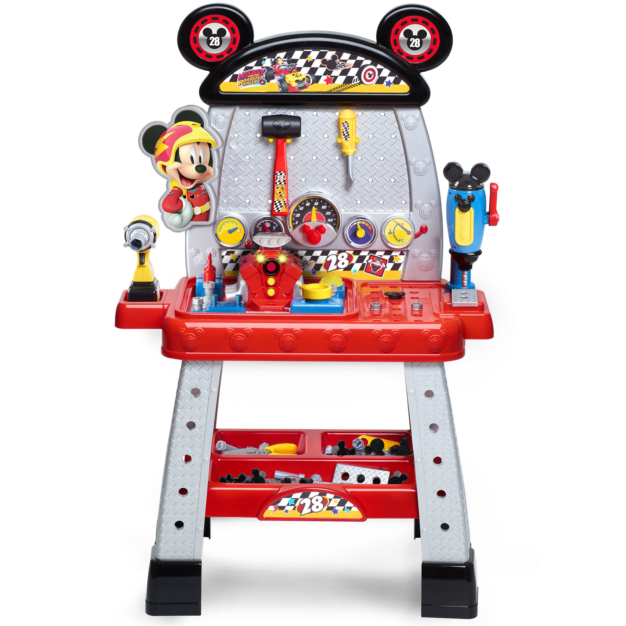Mickey and the Roadster Racers Pit Crew Workbench, Officially Licensed Kids Toys for Ages 3 Up, Gifts and Presents - image 1 of 4