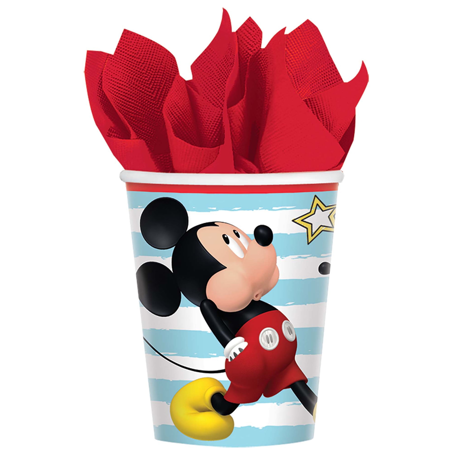 Mickey on the Go 9oz Paper Cups (8 Count) - Walmart.com