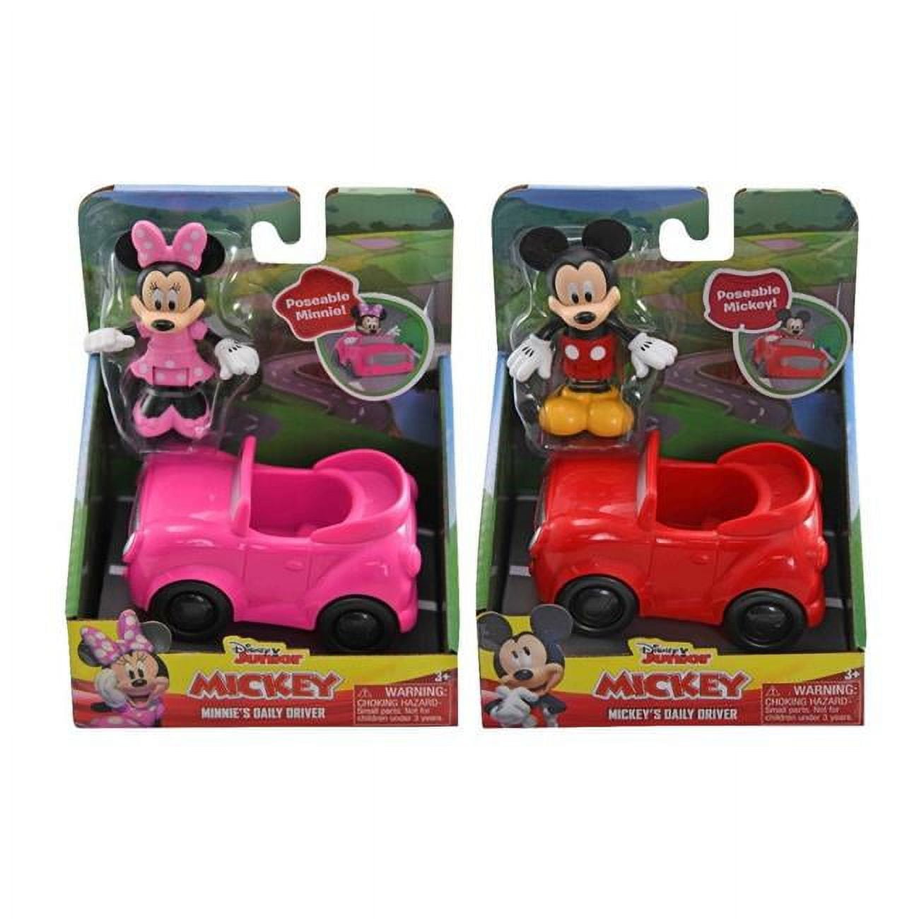 Disney Junior Mickey Mouse's Daily Driver Toy Car & Figure