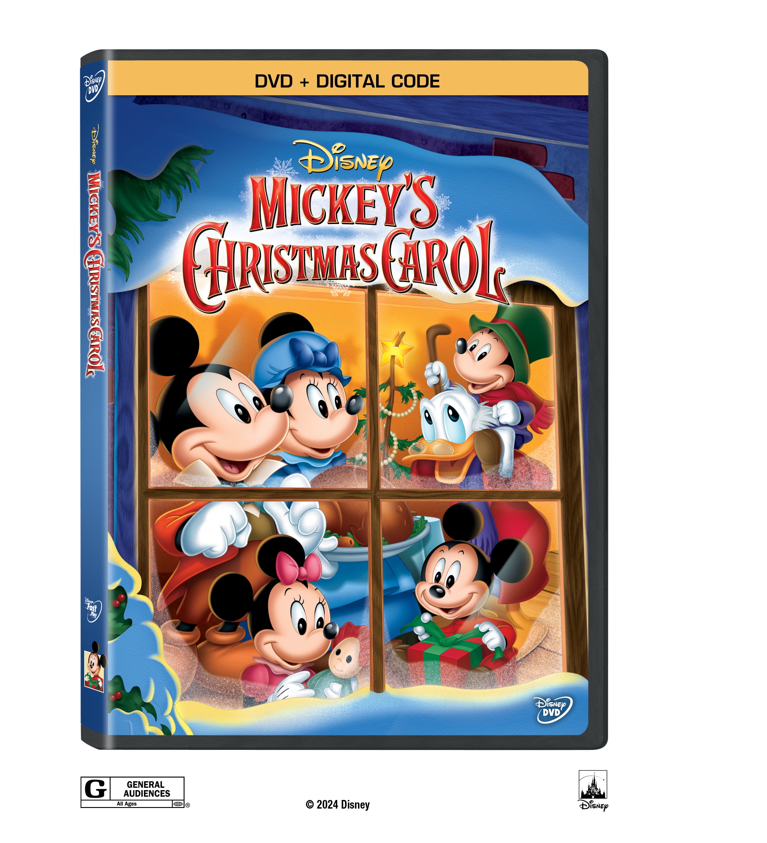 Mickey's Christmas Carol (DVD) Disney Animated - Walmart.com