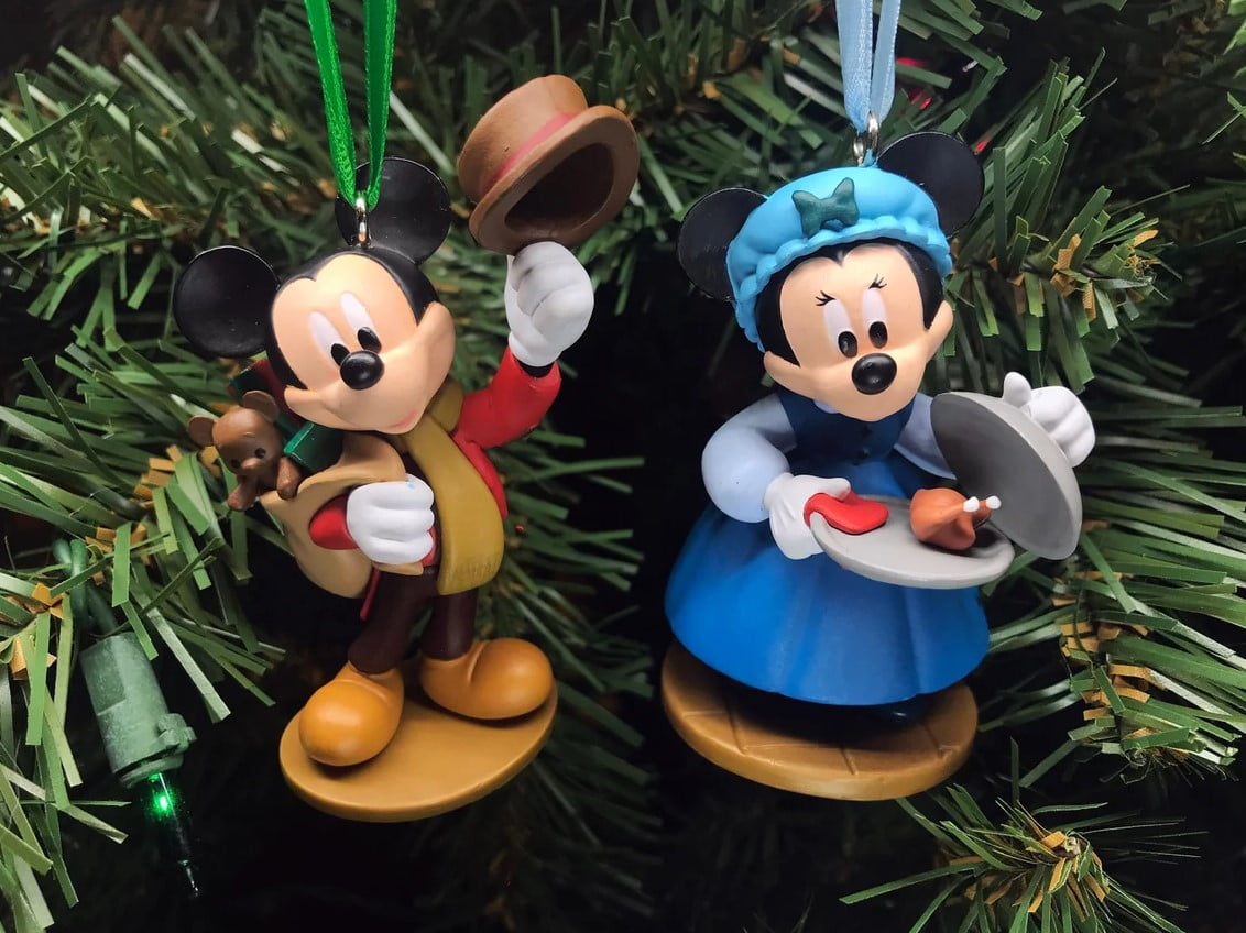 Mickey's Christmas Carol Ornament Set, Mickey and Minnie, Holiday
