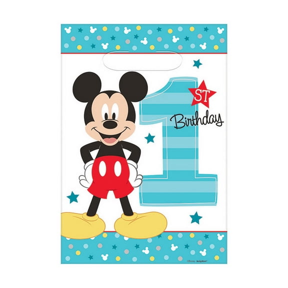 Mickey's Fun To Be one Loot Bags (8 Count)